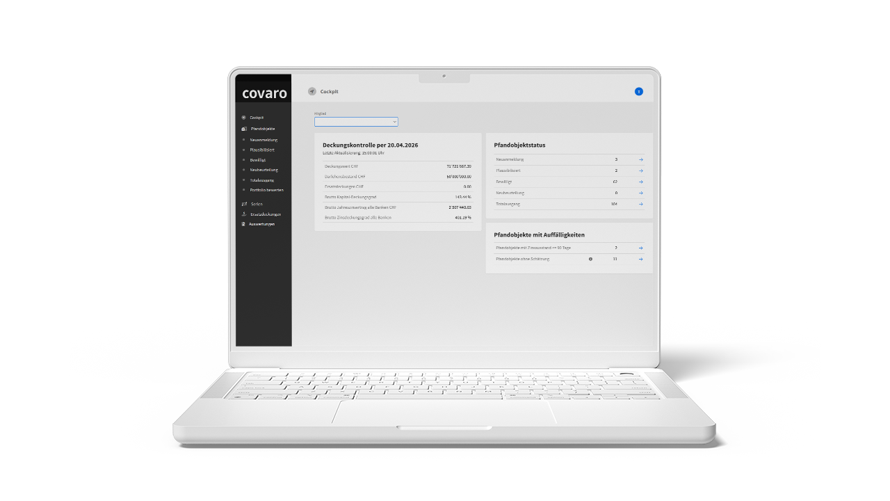 Covaro Pool Platform – Software View