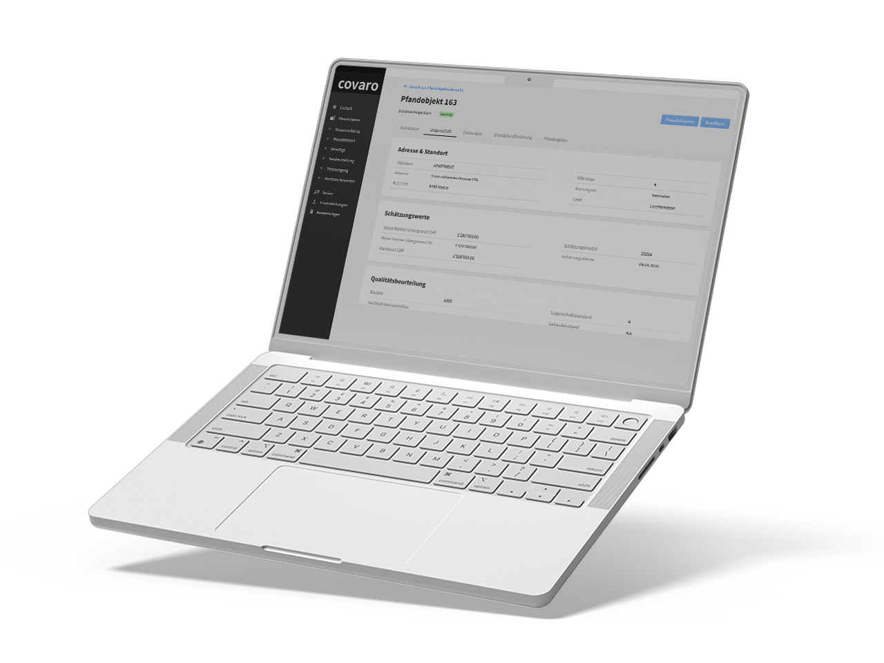 Covaro Pool Platform – Software View