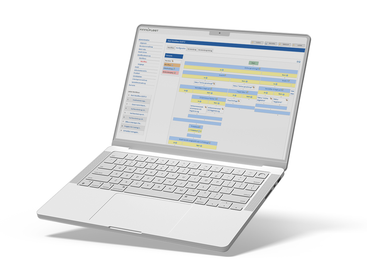 Credito Kreditmanagement – Software-Ansicht